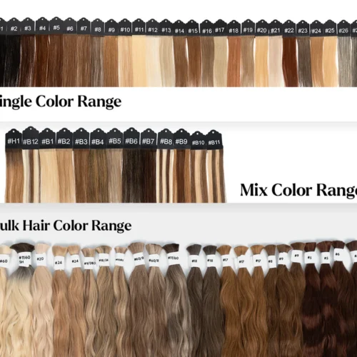 14"/ 36 cm - Bulk Hair | Double Drawn