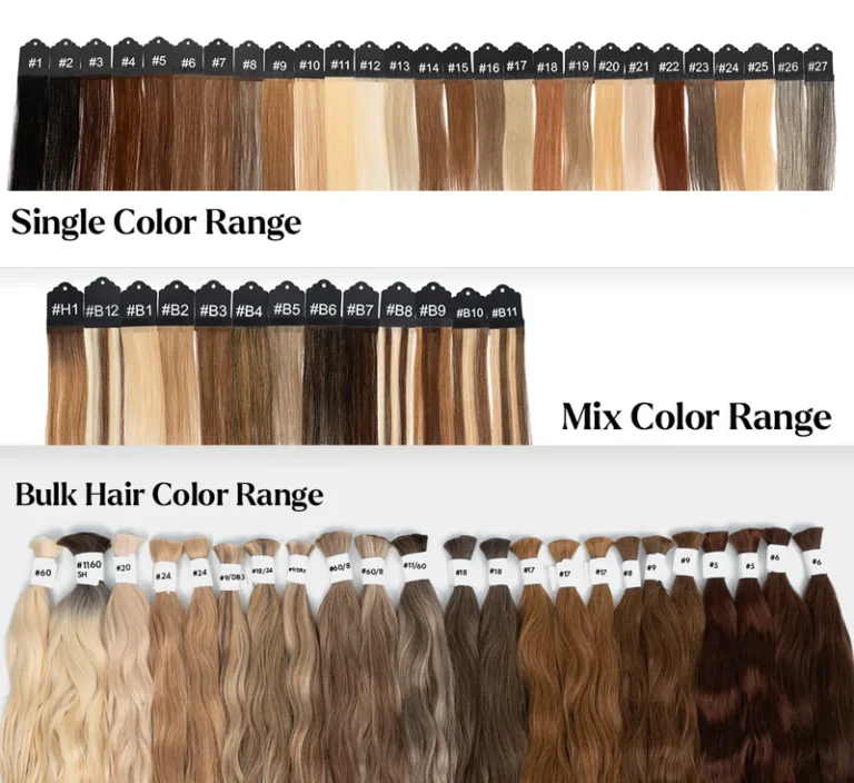 14"/ 36 cm - Bulk Hair | Double Drawn