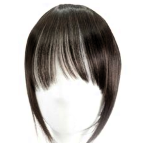 Mini Topper with Bangs(2"×2.5")  Length: 10"